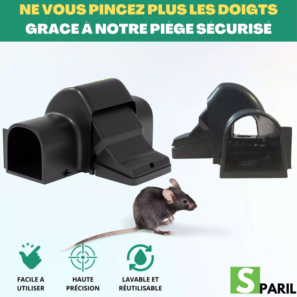 Piège à rat professionnel sécurisé + tapette Gorilla opaque - PLaisible
