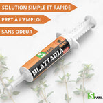 Traitement cafards SPARIL – réduction visible de l’infestation grâce au gel appât anti blattes