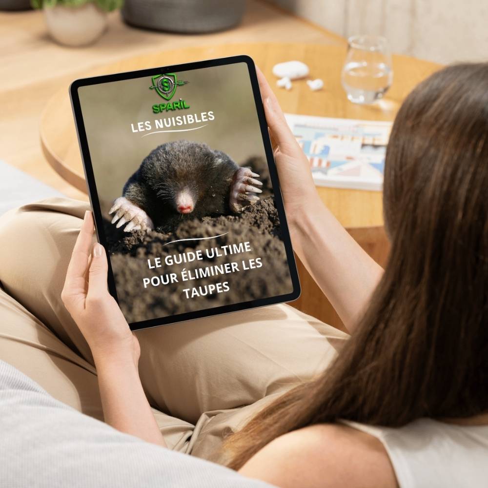 Guide PDF éliminer les taupes SPARIL lu sur tablette