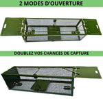 Nasse à rat SPARIL 2 modes d'ouverture : doublez vos chances de capture