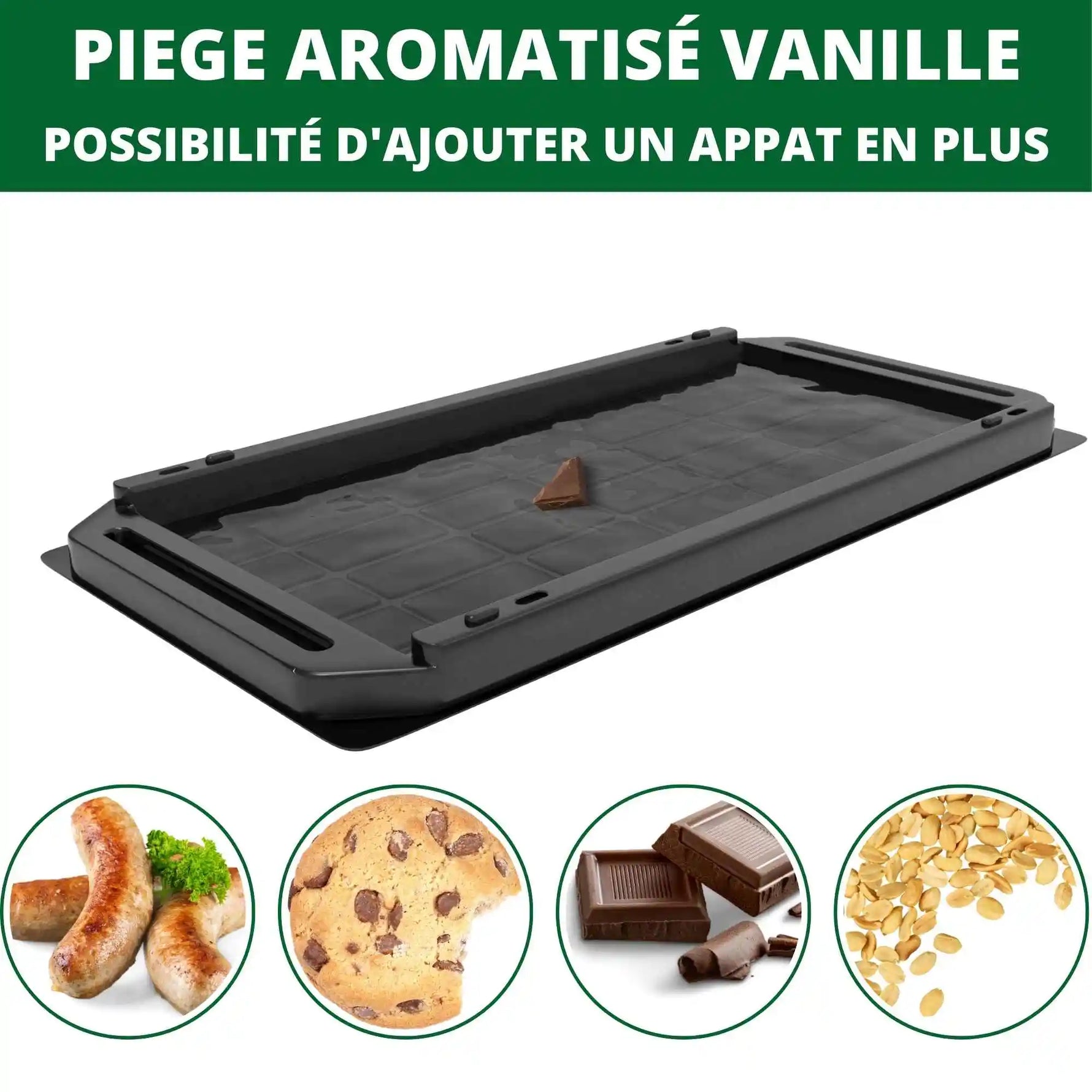 Piège à glu SPARIL aromatisé vanille avec possibilité d'ajouter un appât
