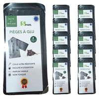 Piège à glu souris et rats SPARIL lot de 2 plaques collantes

