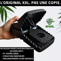 Piège à rat XXL SPARIL renforcé avec mâchoire large et ressorts puissants