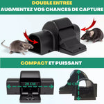 Piège à rat sécurisé double entrée SPARIL dimensions 20 x 10 cm