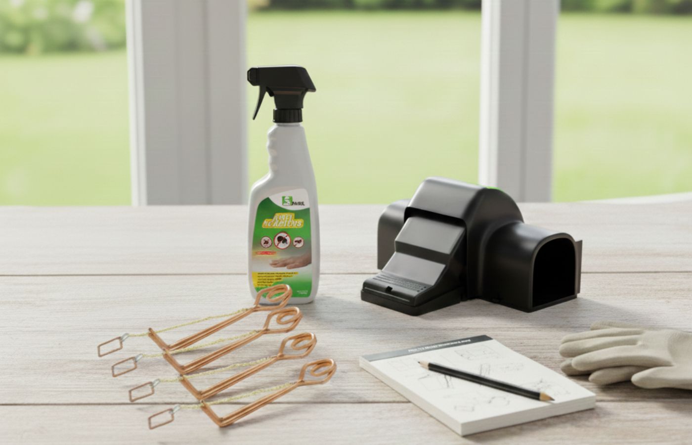 Sélection de produits SPARIL spray répulsif pièges à taupe et accessoires