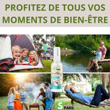 Spray anti-moustiques naturel SPARIL pour camping, pêche, barbecue

