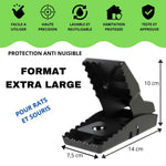 Tapette à rat SPARIL dimensions 14 x 7,5 x 10 cm format extra large