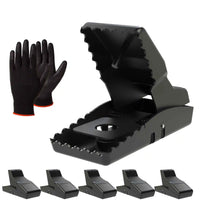 Lot 6 tapettes à rat SPARIL avec gants de protection